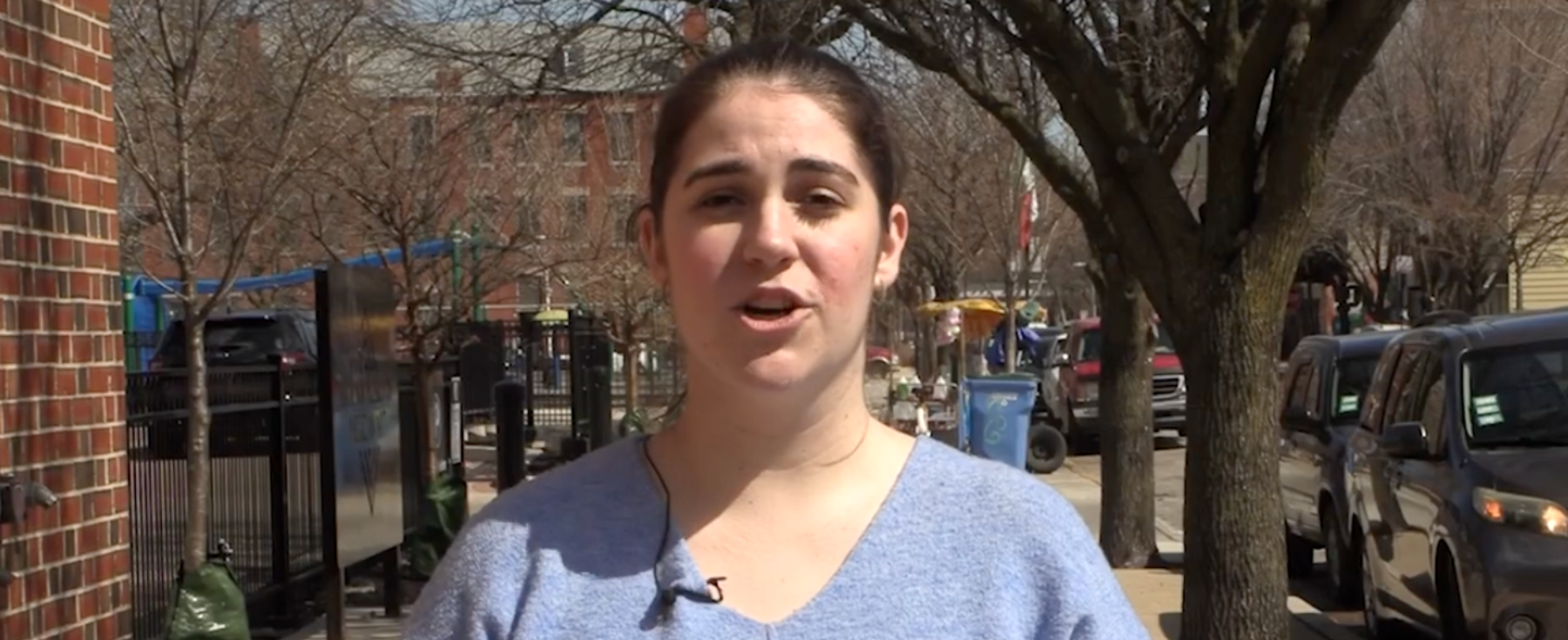 Caroline Lyngen reports live outside in Pilsen, IL